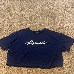 Alphalete crop t shirt